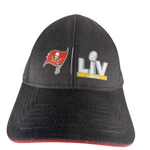 Tampa Bay Buccaneers Super Bowl LIV Champions Black Hat Mens Tom Brady Era RARE
